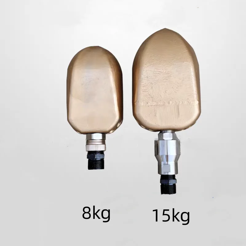8kg 1 inch/M36 High-pressure Cleaning Machine Pipeline Dredging Nozzle 215L Stainless Steel Rear 8 Ceramic Core Nozzles 300bar