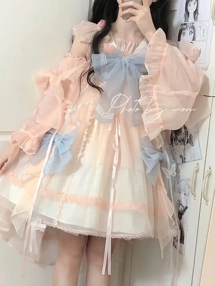 [Zweites Haar] süßes und schönes Lolita-Kleid im chinesischen Stil, wunderschönes Kleid, Prinzessinnen kleid