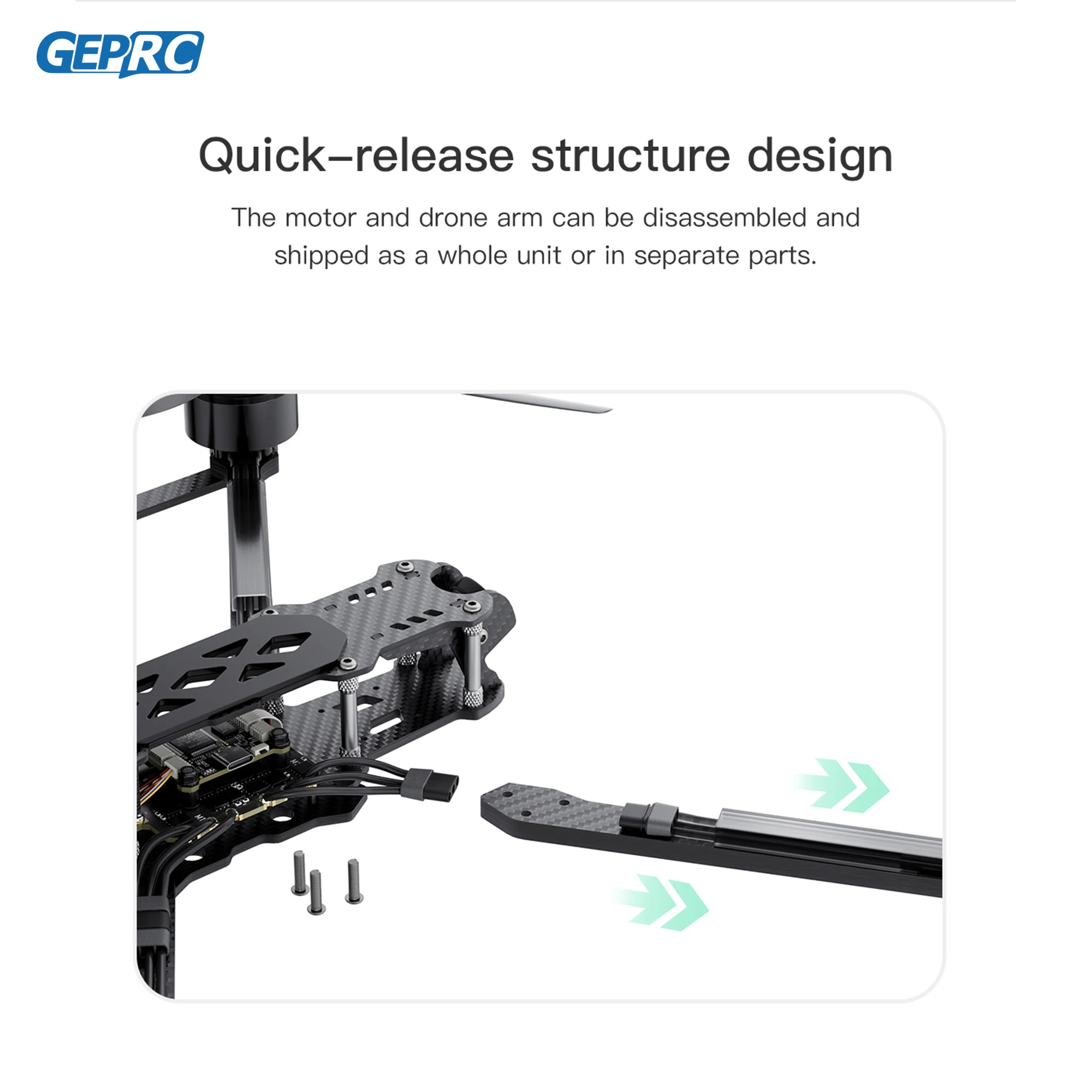 GEPRC-Quadricoptère RC haute performance, Drone FreKouDrone, FPV longue portée, MARK4, LR10, EM3115, 900KV, H80 _ 96K, BLS 80A ESC, 5.8G, 2.5W, 10 pouces