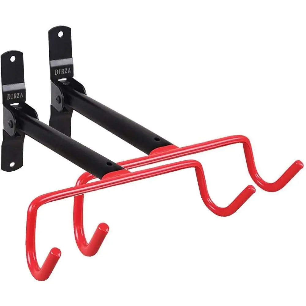 

Dirza Bike Wall Mount Bike Hanger 2 Pack oldable ycle Storage Horizontal Bike Rack Bike Hook or Garage Indoor Shed with Screws