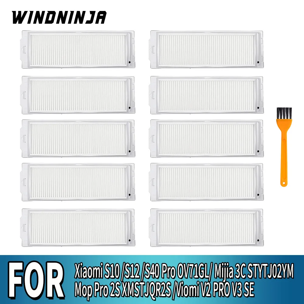 Für Xiaomi Mijia 3C STYTJ02YM Mop Pro 2S XMSTJQR2S S40 Pro OV71GL S10 S12 Für Viomi V2 PRO V3 SE Roboterstaubsauger HEPA-Filter Ersatzteil