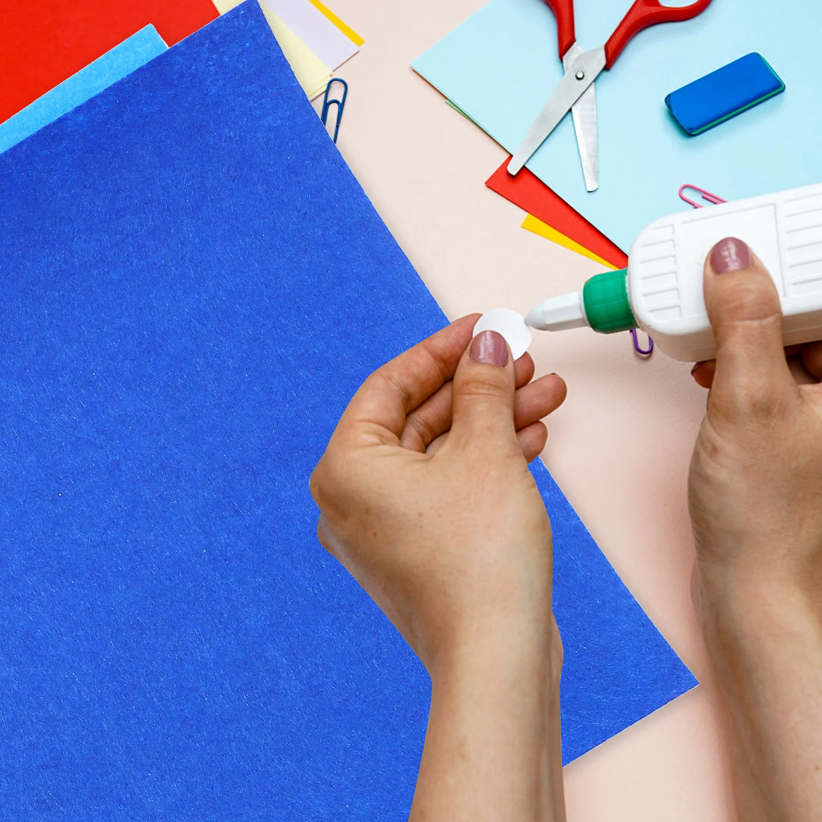 

9Pcs DIY Felt Fabric Sheets Colorful Craft Material for Children Sewing Handicrafts Creative Art Projects Kindergarten Use