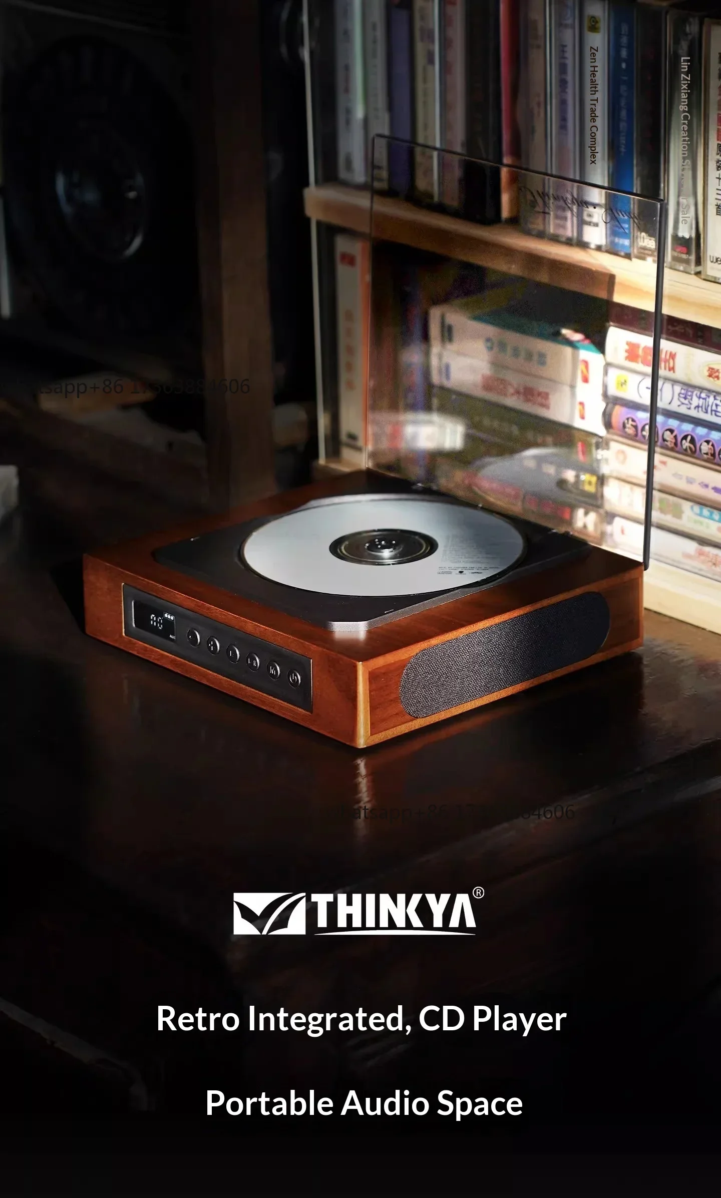 DVP 560 CD Player Sound Quality Of Three Dimensional Cd Player Support Optical Fiber Bluetooth Flash Drive 3.5mm Audio