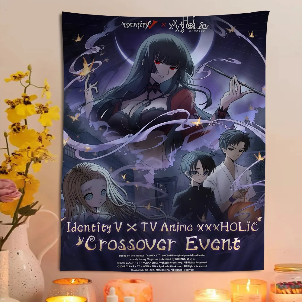 

Classic Anime XxxHolic Tapestry Art Printing Japanese Wall Tapestry Anime Wall Hanging Home Decor