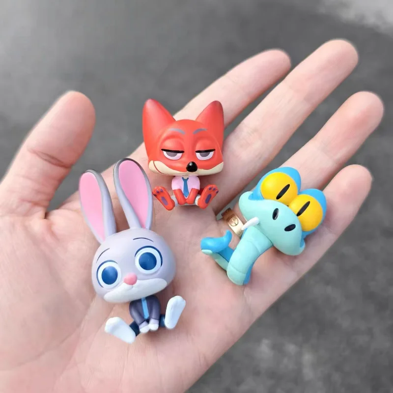 

Магнитная игрушка Disney Zootopia: Гэри ДеСнейк, ленивец, Джуди Хоппс (Q-версия), магнит на холодильник, настольное украшение, подарок на День святого Валентина
