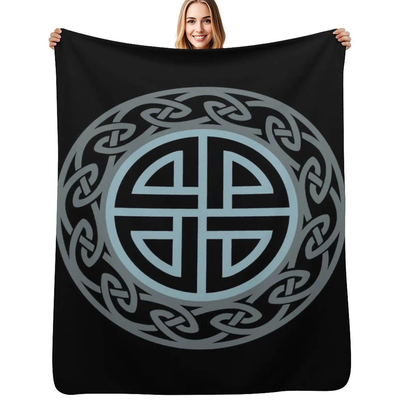 Celtic Shield Knot, Protection, Four corners knot, Norse, Viking, Throw Blanket Thins Softest Sofa Quilt blankets ands Blankets