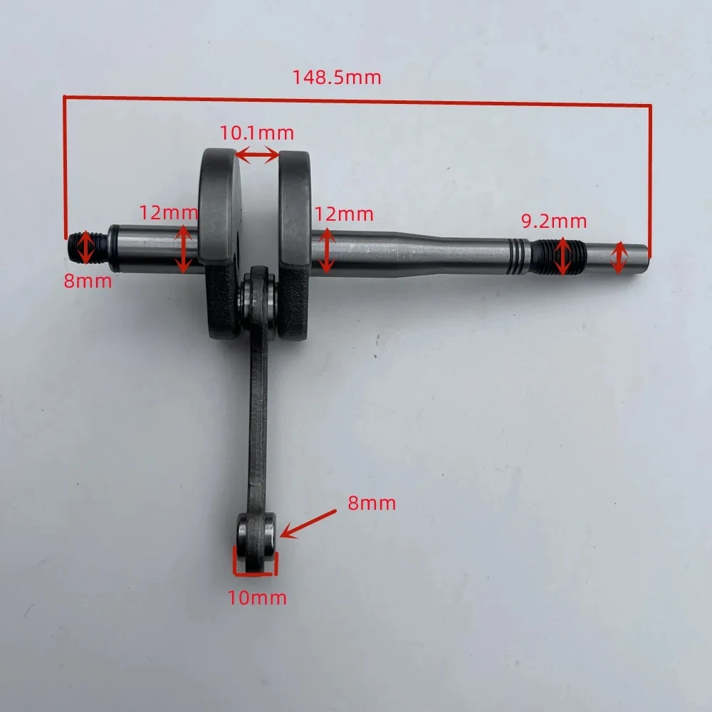 Imagem -02 - Manivela do Virabrequim com Selo do Óleo para Stihl Fs38 Fs40 Fs45 Fs46 Fs55 Parte do Aparador de Grama 4140 030 0400 Conjunto