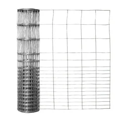 1.5Mx50M 100m Galvanized Fixed Knot Wire Mesh Farm Fence 8Ft Tall Farm Cattle Fence Curved Garden Wire Mesh Panel Farm Fencing