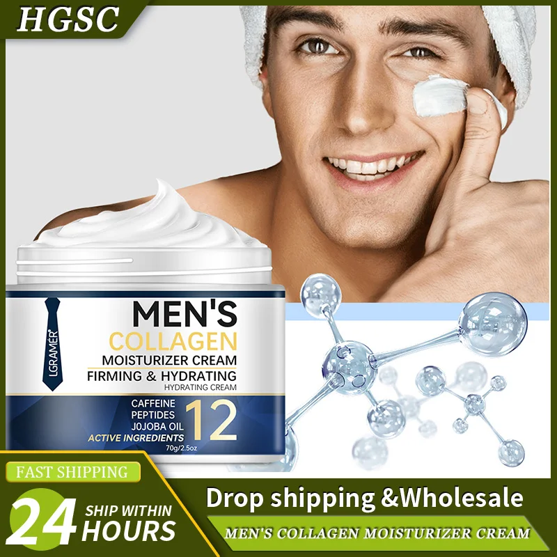 Crema eliminadora de arrugas de Retinol para hombres, el mejor crema hidratante Facial para la piel envejecida con colágeno, cosmético hidratante blanqueador
