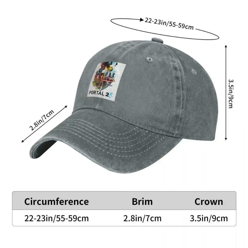 2026 Portal 2 The Video Game Fashion Baseball Cap Peaked Cap Men's Hat Women's Cap Golf Hat Man