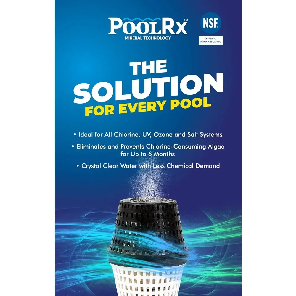 Pool RX 101067 Black Units Swimming-Pool-Algaecides (4 Pack), 20,000-30,000 Gallon.Authenticity guarantee.