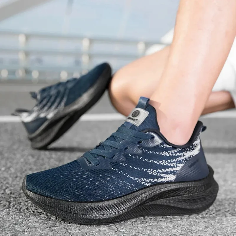 

2025 New Men's Sneakers Fashion Thick Sole Comfortable Casual Shoes Lightweight Breathable Fashion Running Shoes