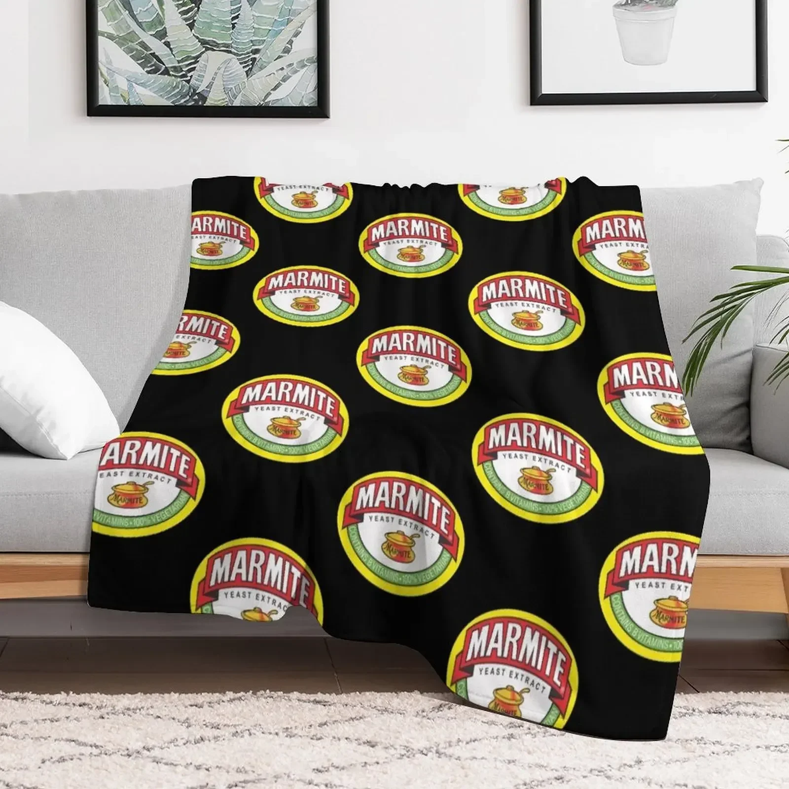 

marmite logos Throw Blanket Furrys Personalized Gift Nap Blankets