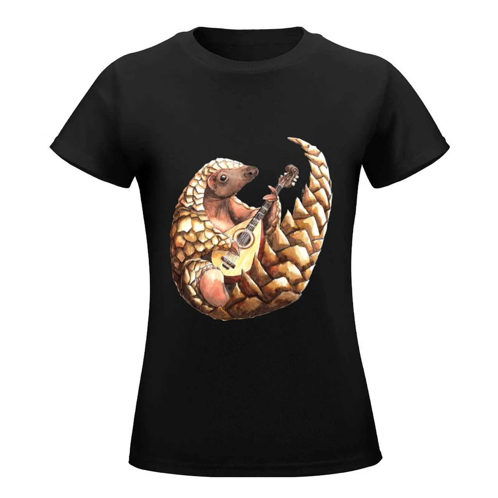 Pangolin playing the Mandolin T-Shirt Aesthetic clothing kawaii clothes lady clothes summer clothes woman t shirt