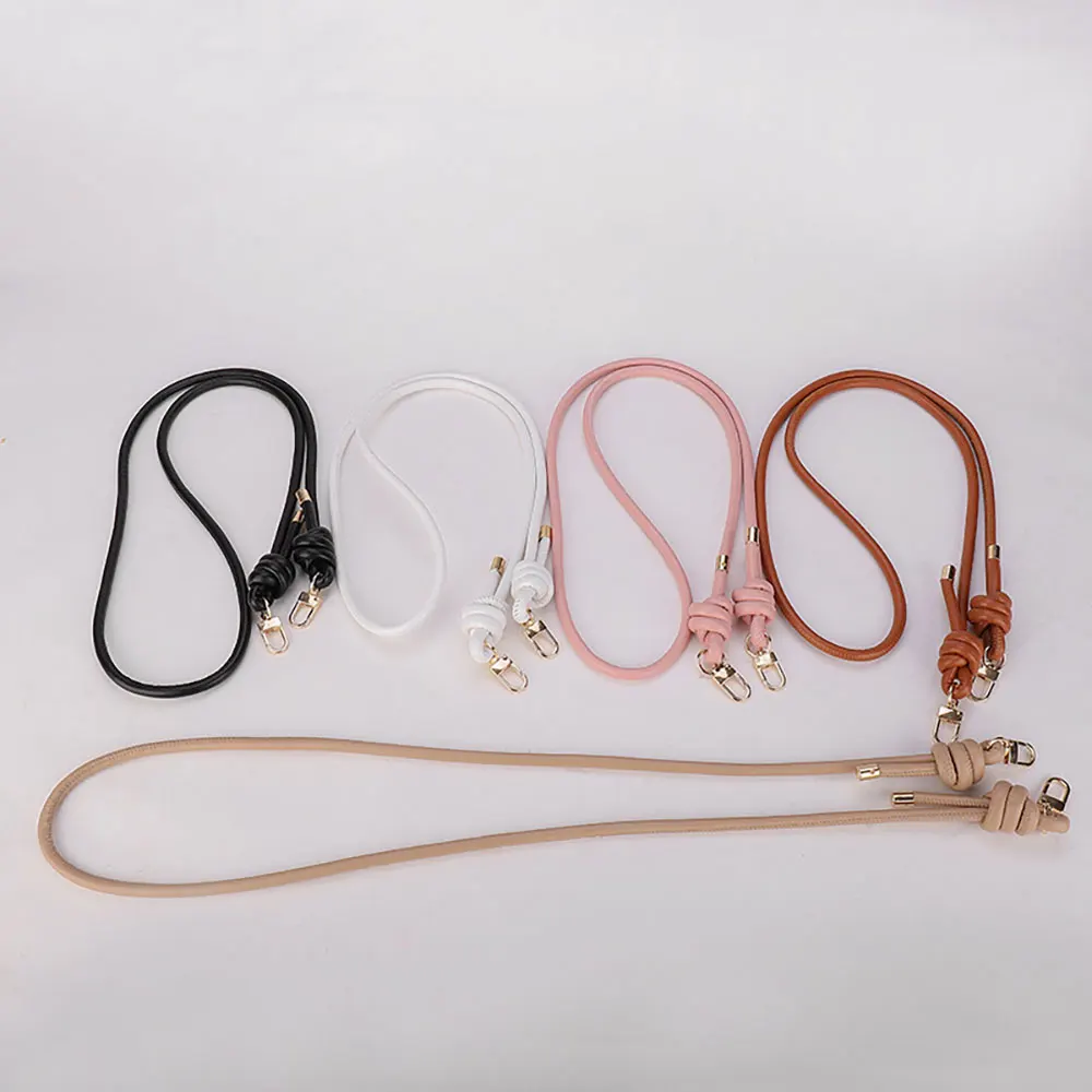 1Pcs Durable PU Leather Crossbody Bag Strap With Metal Hook Attachments For DIY Handbag