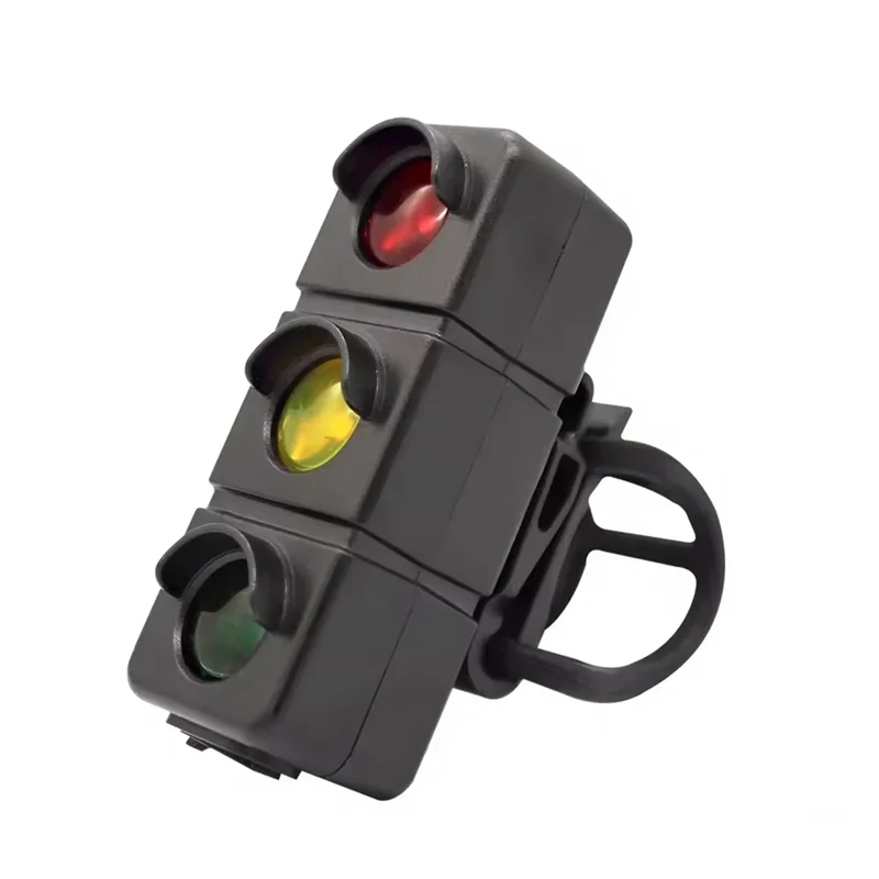 3 LED إبداع حركة المرور دراجة الضوء الخلفي تحذير السلامة الدراجة الخفيفة سهلة التركيب لملحقات ركوب الدراجات-AT20