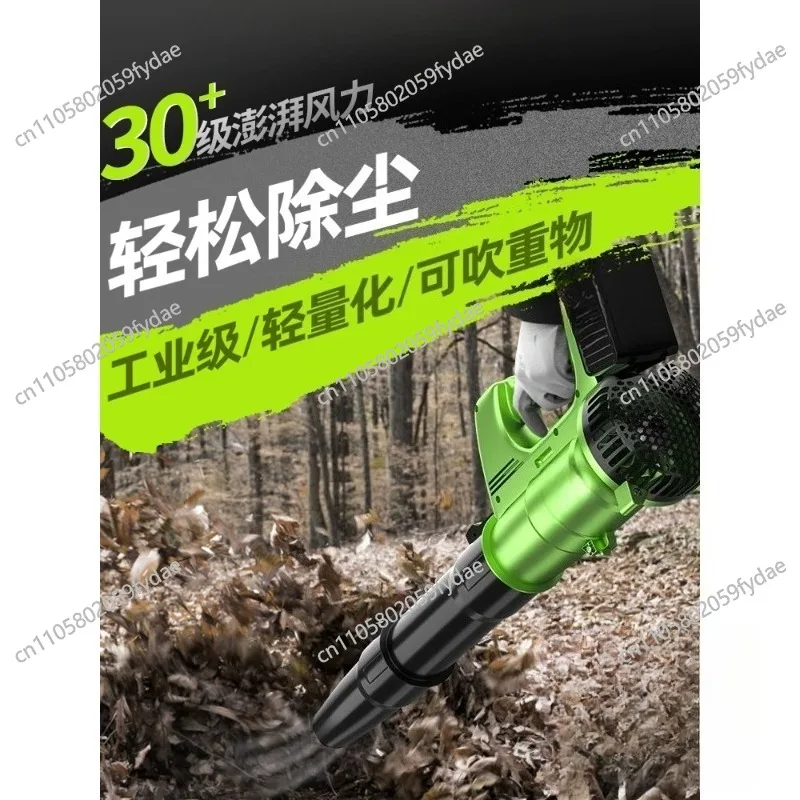 

Charging Blower Powerful Hair Dryer High-Power Industrial Heavy-Duty Turbo Fan Lithium Battery Dust Blower Snow Blower