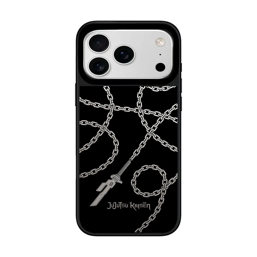 

Anime Japonés Mirror Surface Black Border Magnetic Phone Case Cover for IPhone 12 13 14 15 16 17 Pro Max Case