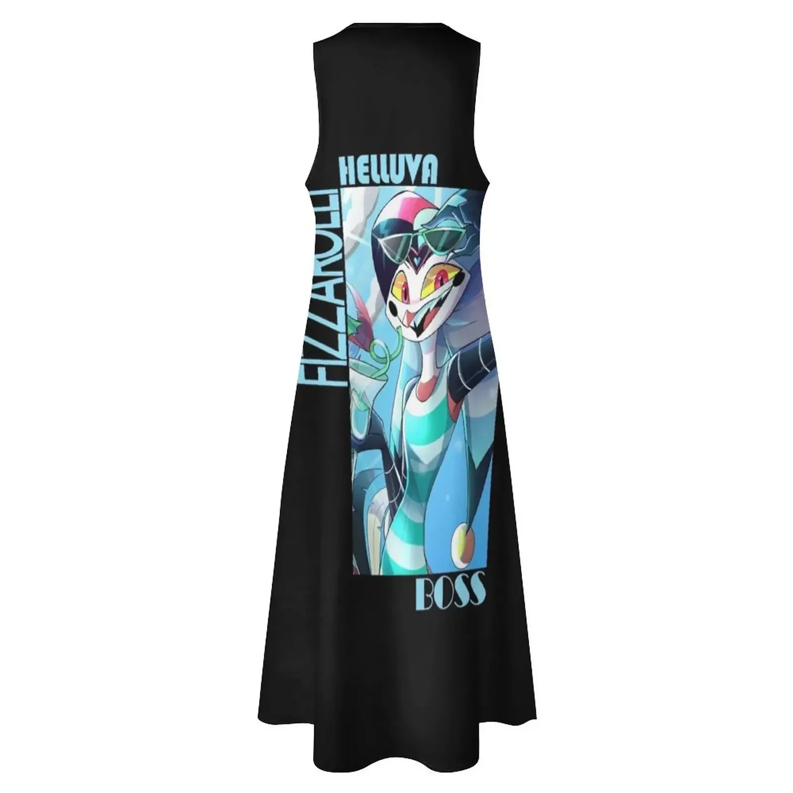 فستان طويل من Fizzarolli Helluva Boss فساتين أنيقة للنساء فستان حفلات أنيق للنساء 2025 فستان نسائي فساتين كاجوال #4