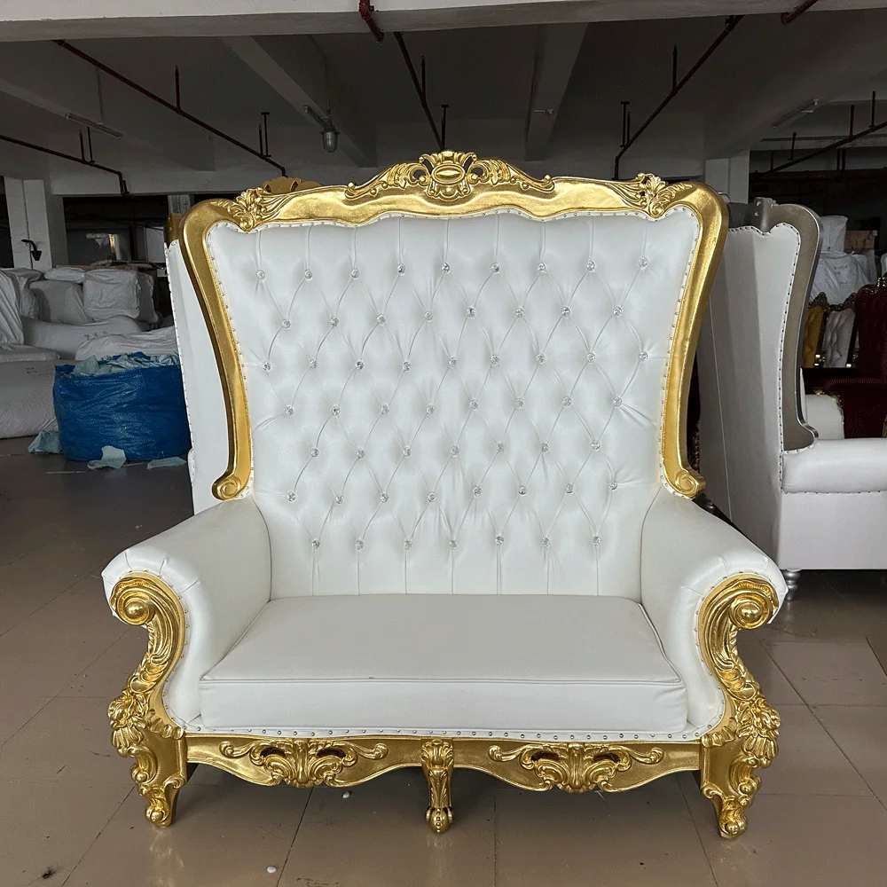 Wholesale Event Furniture Sofa Royal Sofa Wedding Stage Sofa Chair Love Seat Sofa for Bride and Groom