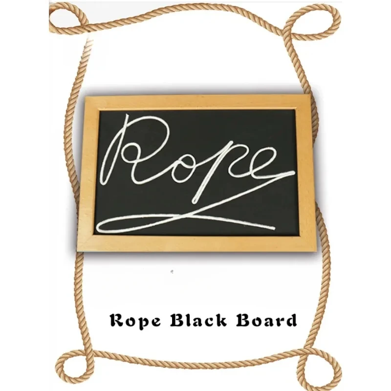 Rope Black Board Write Rope Appearing In the Board Magic Trick Attractive Stage Illusion Gimmick Mentalism Professional Magician