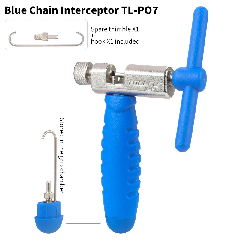 TOOPRE POM Plastic Steel Chain Pin Cutter Portable Bicycle Chains Link Breaker Splitter MTB Chains  Cutter Repair Tool Device