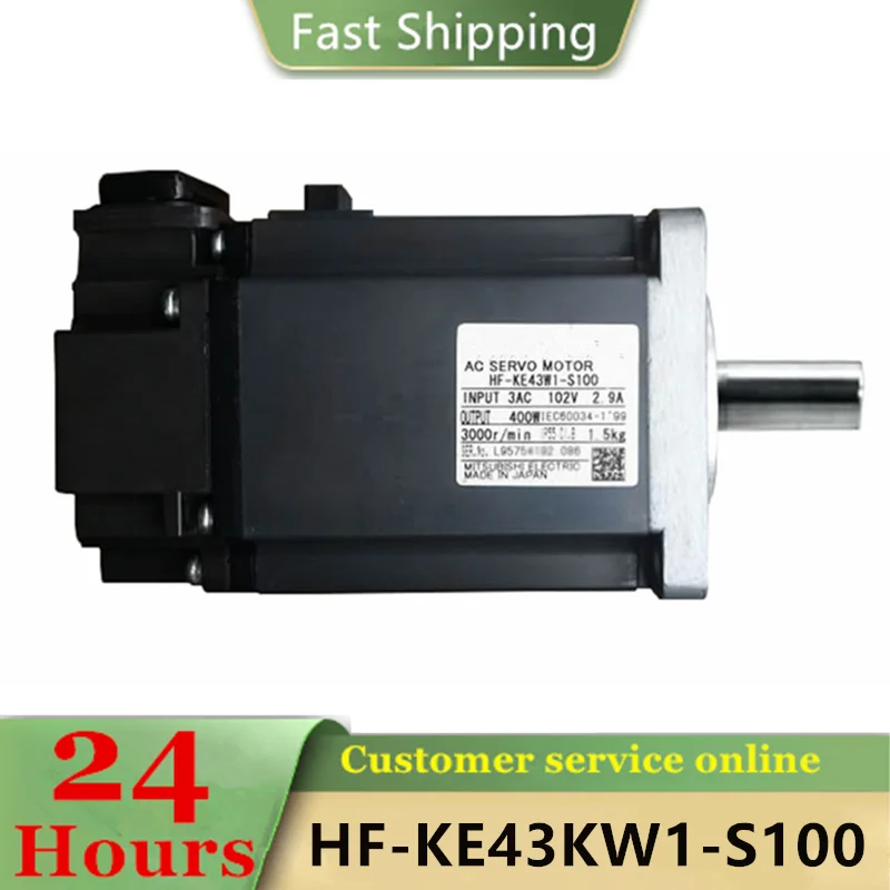 100% New original HF-KE43KW1-S100 servo motor, novo modelo