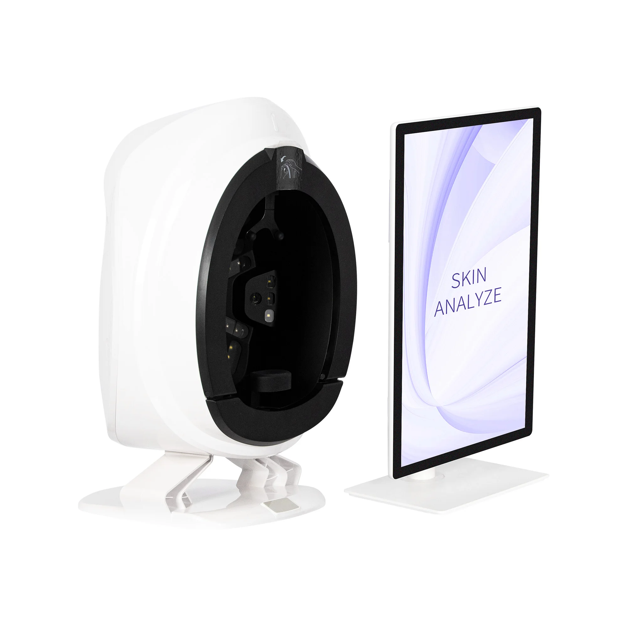 AISIA Q2 3D AI Facial Skin Analyzer Magic Mirror Detection Skin Problem Diagnosis 8 Spectrum Professional Analysis Results Salon