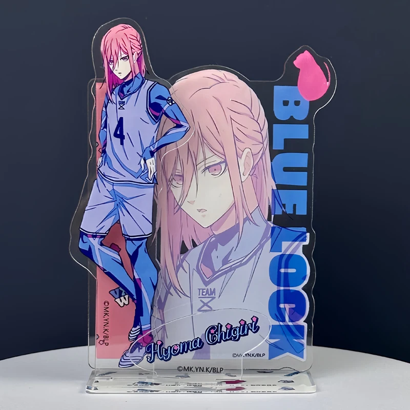 

Anime BLUE LOCK Chigiri Hyoma Cosplay Accessories Indicative Board Table Decoration Standing Sign Acrylic Birthday Xmas Gift