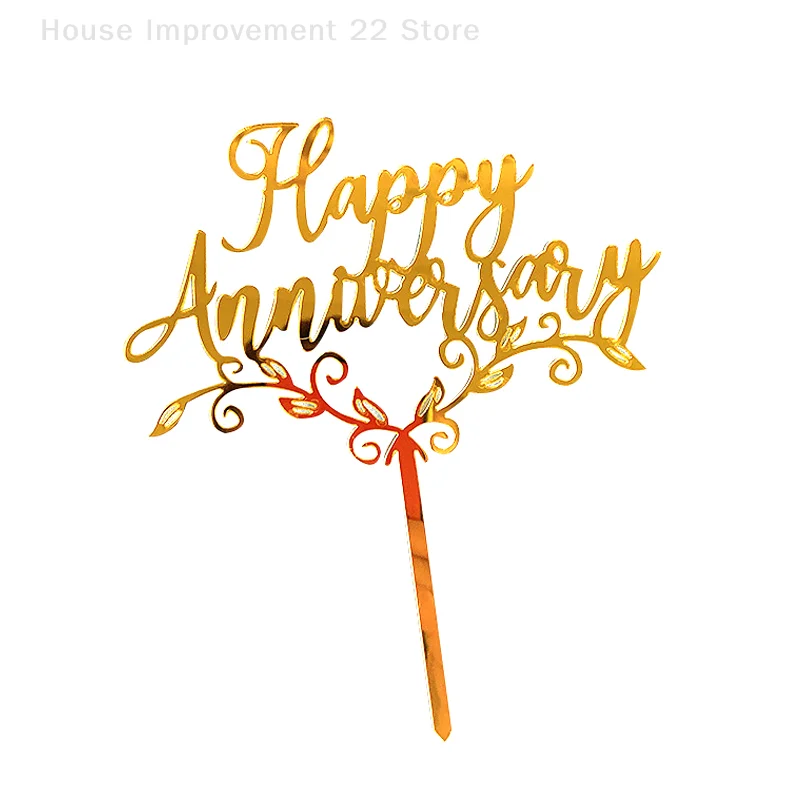 1 pçs dia dos namorados aniversário de casamento casal festa acrílico carta bolo plugin diy cozimento pastelaria sobremesa decoração