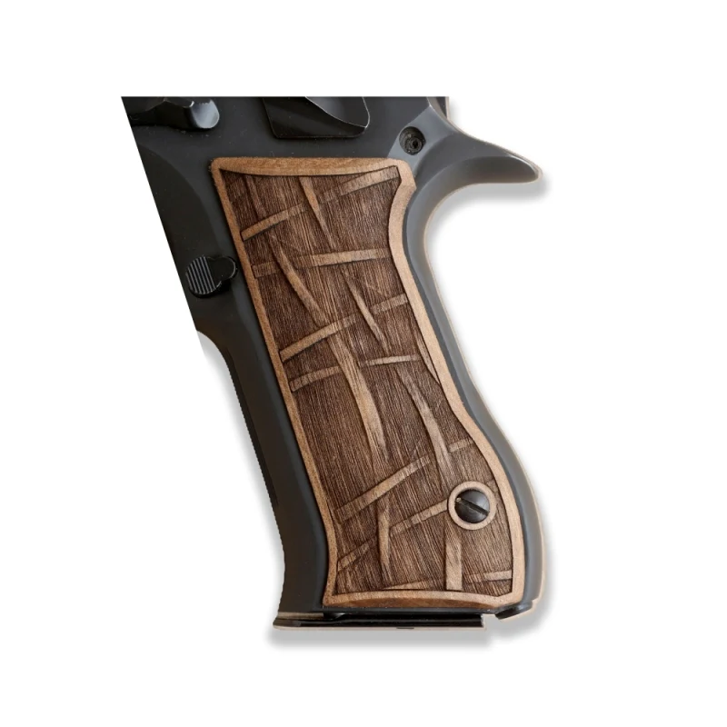 KSD Brand Jericho 941 F / FS Compatible Walnut Grips Lines