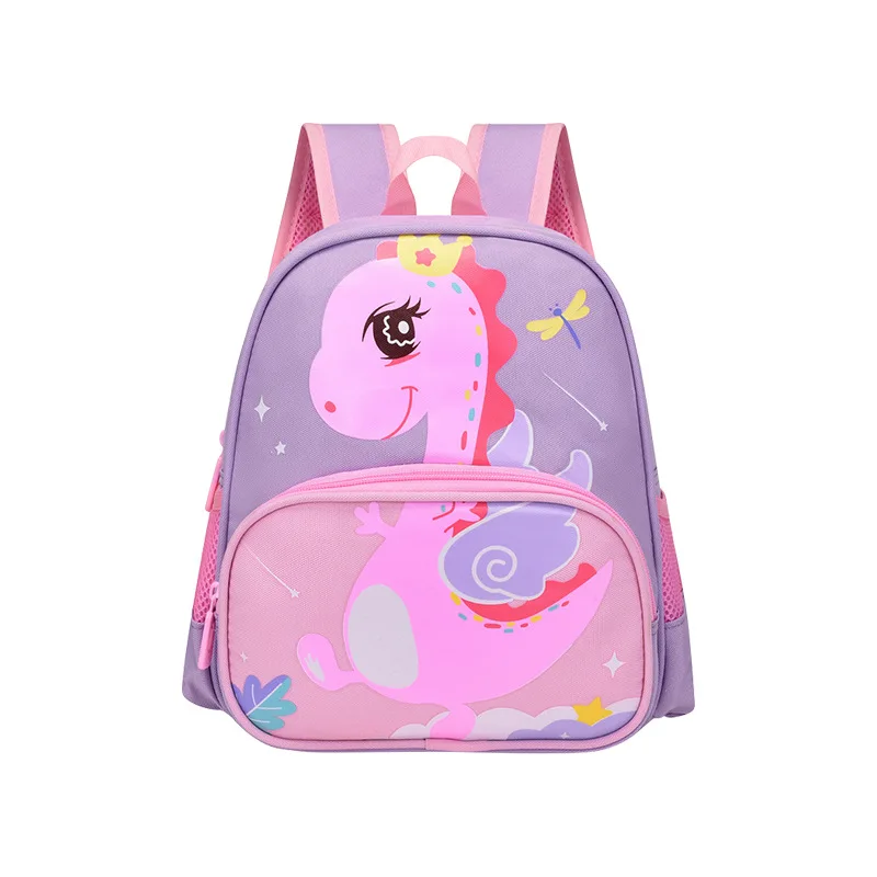 Sac à dos d\'école althpour enfants, petit dinosaure de dessin animé pour bébé, sacs à dos de maternelle