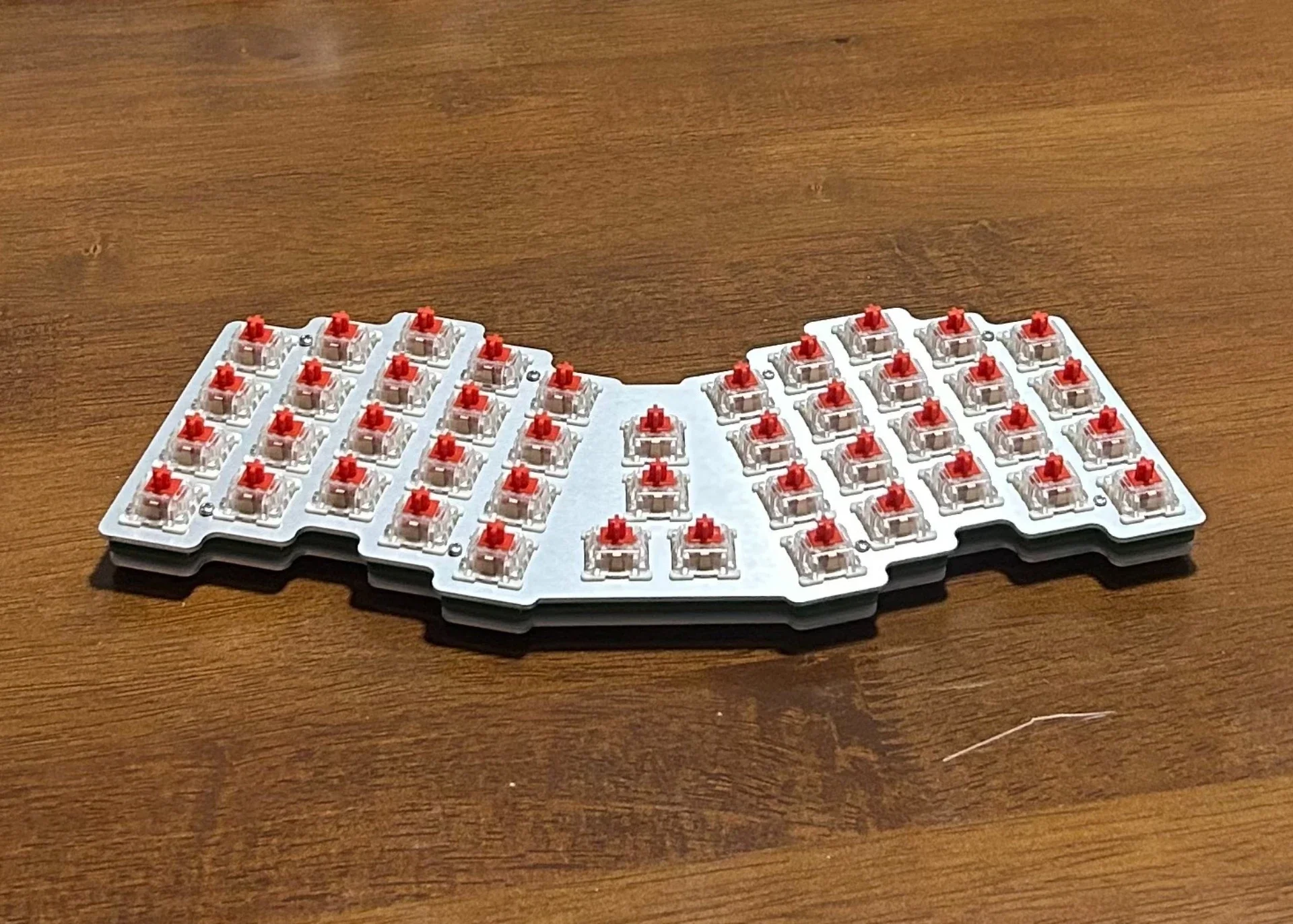 X2 Keyboard mekanis Atreus 44 tombol ergonomis RGB kabel Keyboard Kit QMK Hot Swap VIAL Sandwich Aluminium Keyboard Teclado