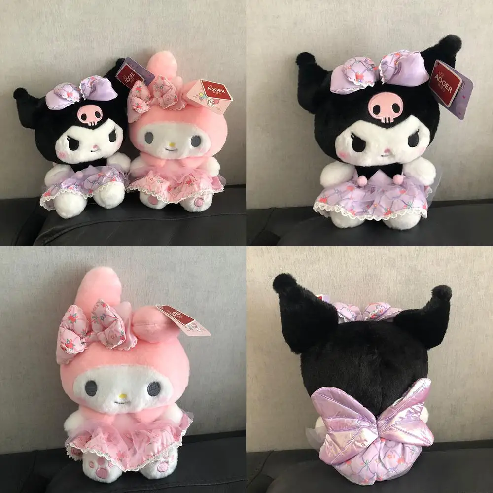 

Kawaii Sanrio цветок ангел Куроми плюшевая игрушка кукла милая мелодия чучело детский подарок на день рождения для детей