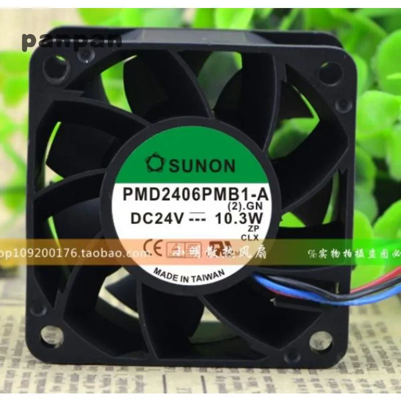 Original CPU Fan for TAJUN PMD2406PMB1-A 24V 10.3W 6038 Cooling Fan 60*60*38MM