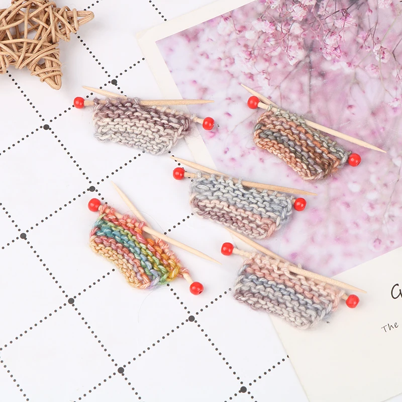 1/12 دمية مصغرة محاكاة سميكة محبوك سترة نموذج DIY بها بنفسك اكسسوارات زخرفة الزخرفية #6