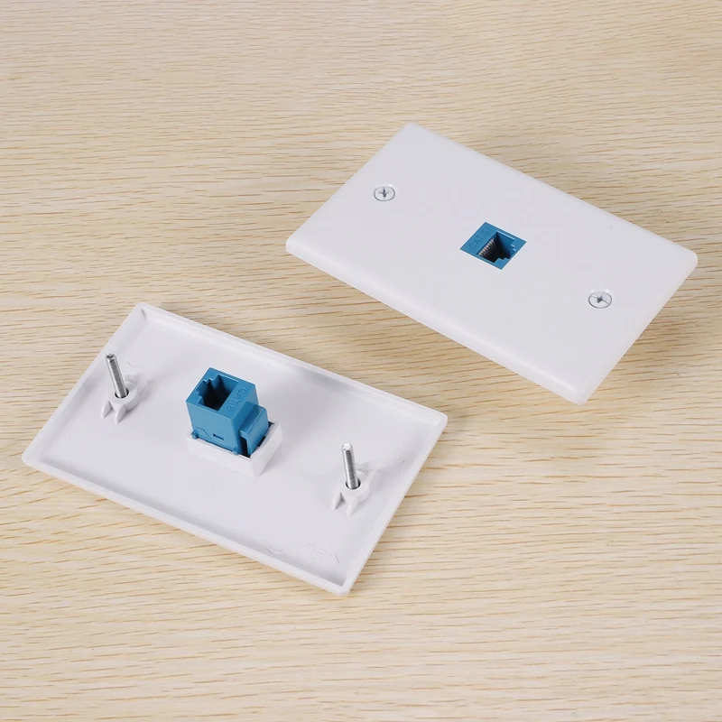 10 шт., настенные Ethernet-разъемы RJ45