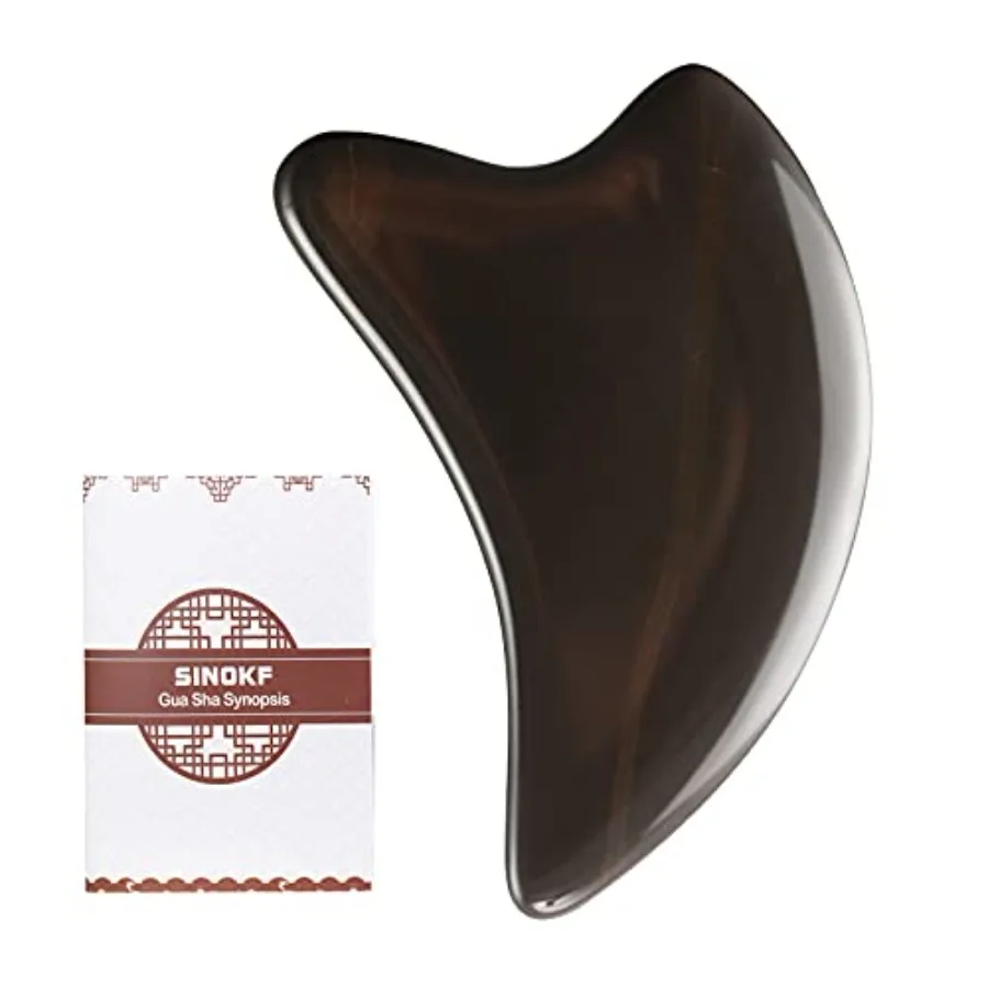 

Bian Stone Gua Sha Facial Tools Scraping Massage Face Guasha Board Scraping Plate