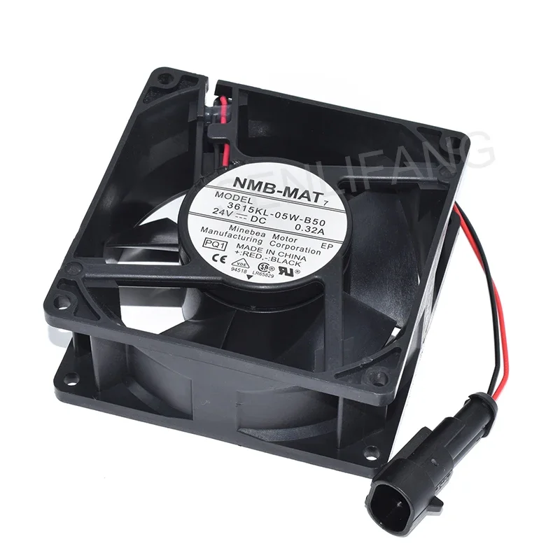 

New For NMB 3615KL-05W-B50 24V 0.32A 92*92*38MM 9cm Square Cooling Fan