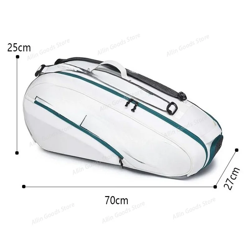 Professional 6pack Tennis Racquet Backpack Large Capacity Badminton Squash Tennis Racket Bag Unisex Tenis Court Sport Bag