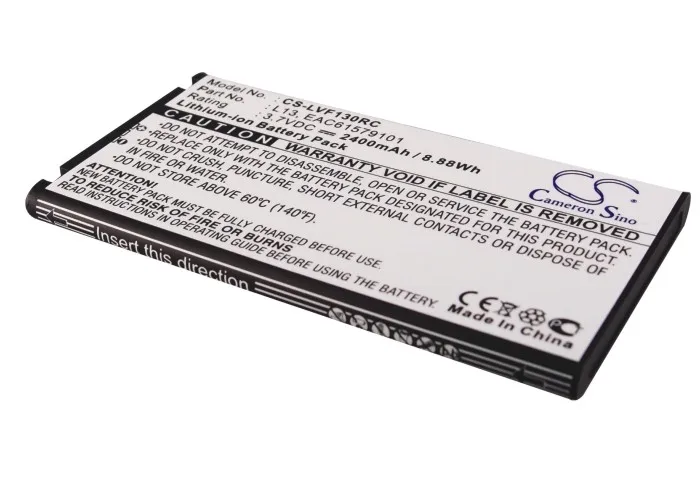 Bateria do ponto de acesso do cs para lg l09c agl29141 l13 L-09C ntt docomo se encaixa eac61579101 l13 2400mah/8.88wh li-ion 3.70v CS-LVF130RC