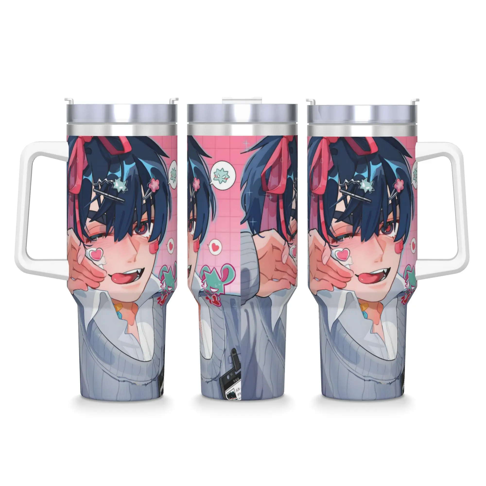40OZ Stainless Steel Tumbler Aliens Stages Anime Thermal Cups  Heat Preservation Hot Drinks Car Mugs Travelist Water Bottle