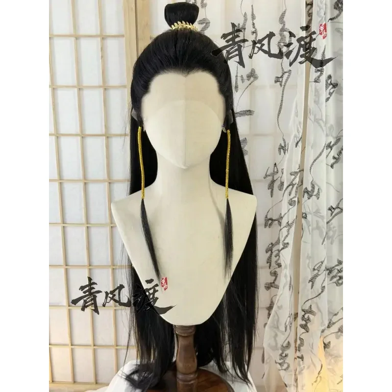 

2025 22 Lu Styled Ne Zha 2 Lu He Tong Wig Customized Headwear Cosplay Nezha Ao Bing Synthetic Hair For Comic Con P