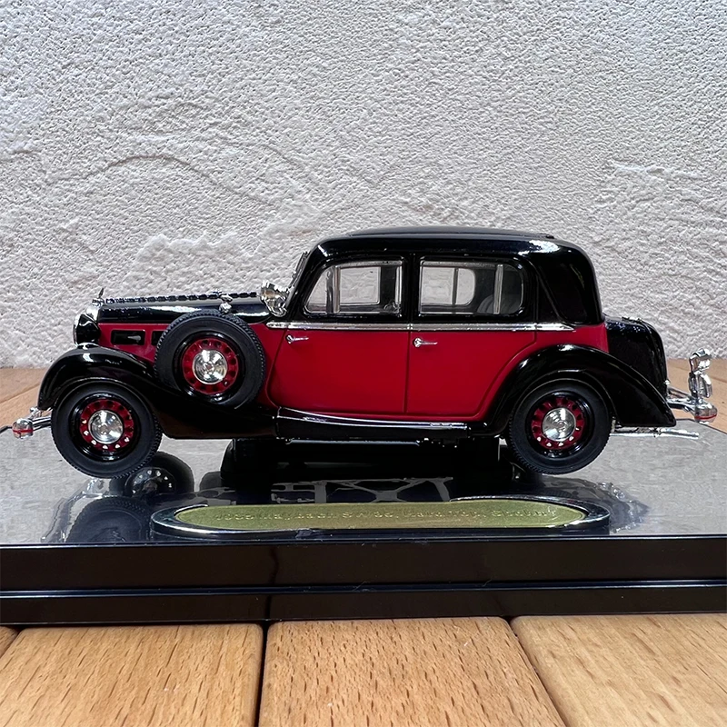 Diecast 1:43 Scale Alloy Benz Maybach SW35 Classic Vintage Car Delicacy Car Model Static Collectible Toy Scene Decoration Gift