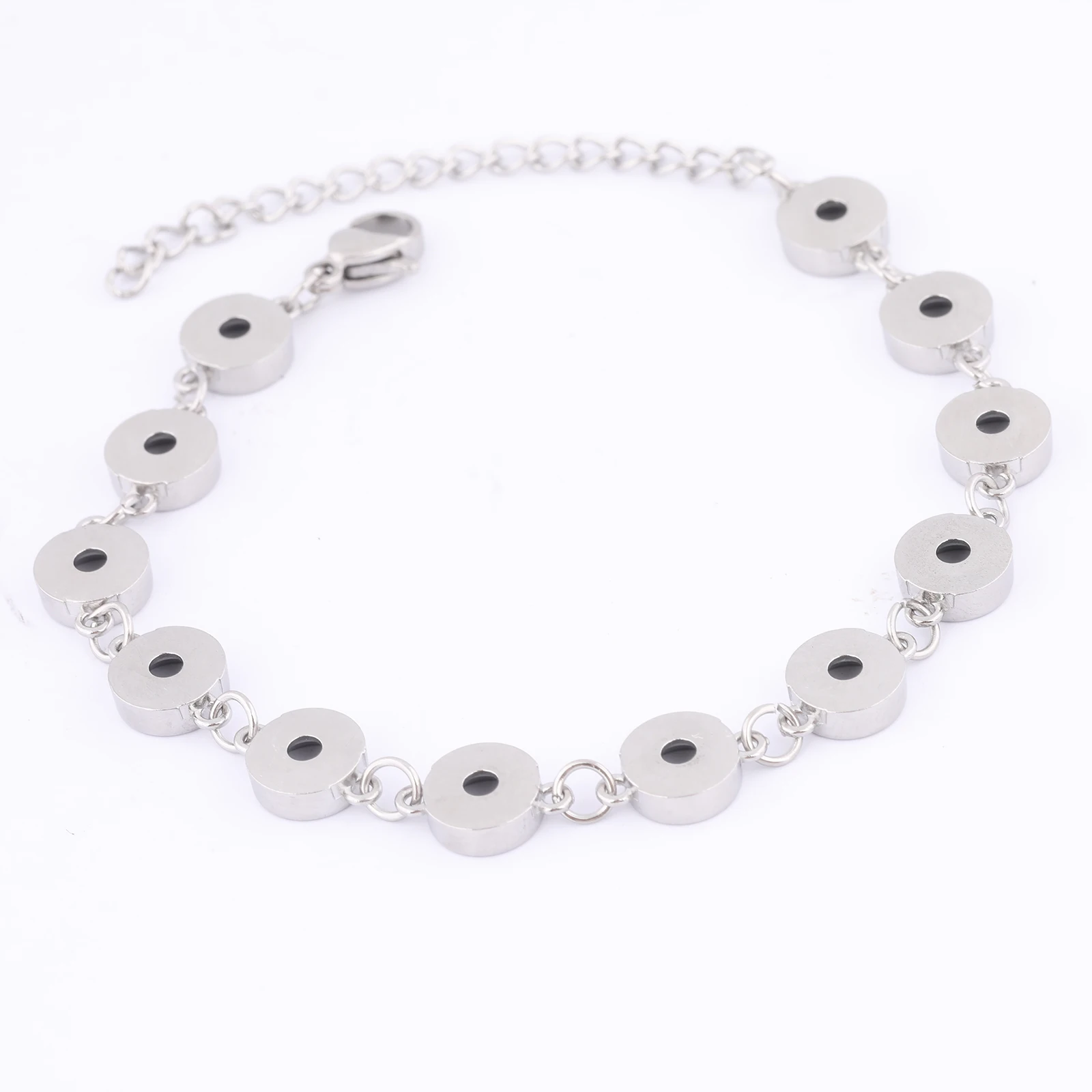 2pcs Stainless Steel Bracelet Claw Base Setting Trays For 6mm Pointback Crystal Stones Diy Bezel Blanks For Jewelry Making