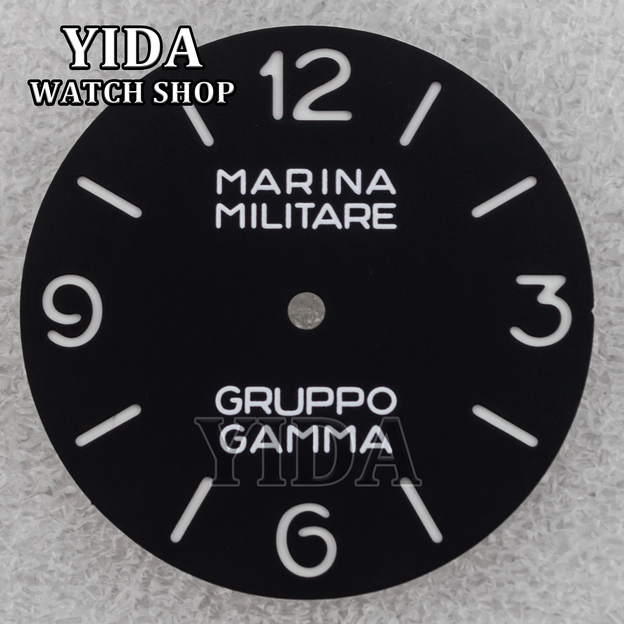 

Watch Dial Vintage Retro Green Luminous 39mm Watch Face for PAM Case 6154 6152 ETA6497/6498/ST3600 Automatic Movement Mod Parts