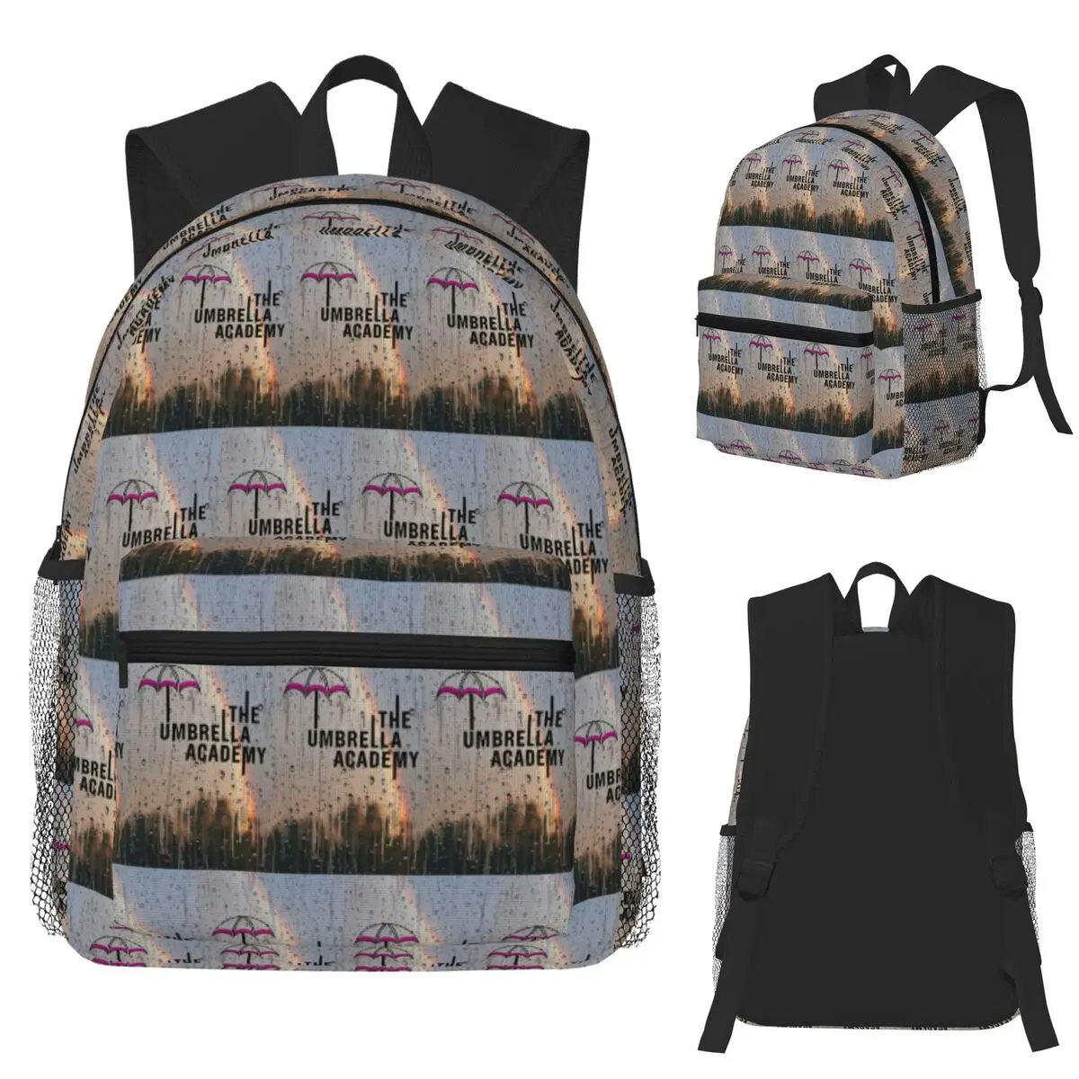 

The Umbrella Academy Tv Student Backpack School Bag Hiking Travel Daypack for Men Women Fashion Bookbag Shoulder Bags