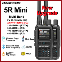 Baofeng UV-5R Mini Walkie Talkie Bluetooth APP Programming Multi Band AM Wireless Copy Frequency Dual PTT Type-C Ham 2 Way Radio