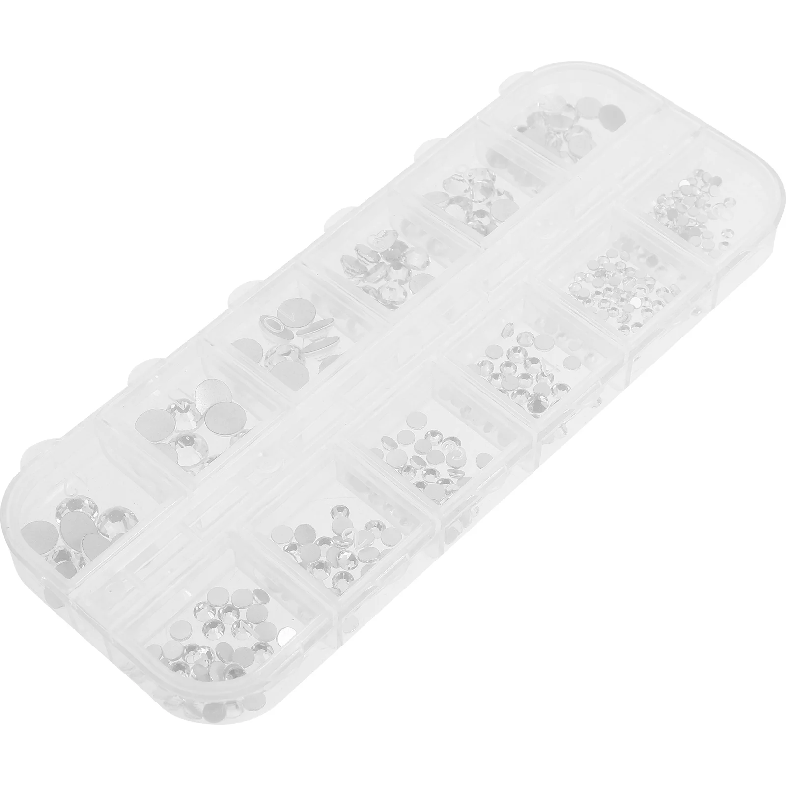 1 conjunto de broca de água encaixotado gemas do prego premium strass arte decoração para diy manicure design elegante brilhante encantos conjunto acessórios do prego