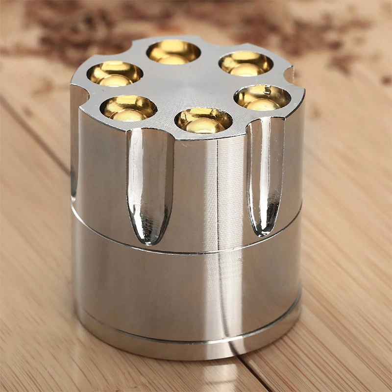 Manual Tobacco Herb Grinder Bottom Box Alloy Spice Mill Crusher Magnet Attract Steel  Herb Cutter Smoker Tool Gift for Men